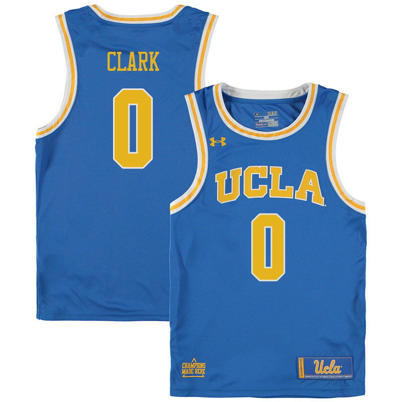 Men #0 Jaylen Clark UCLA Burins College Basketball Jerseys Sale-Blue - Click Image to Close